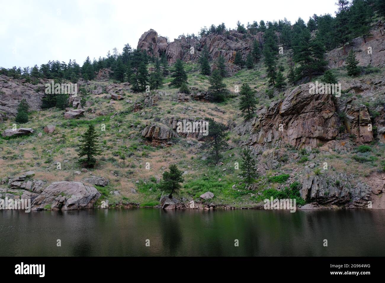 Button Rock Preserve's Longmont Reservoir Stockfoto