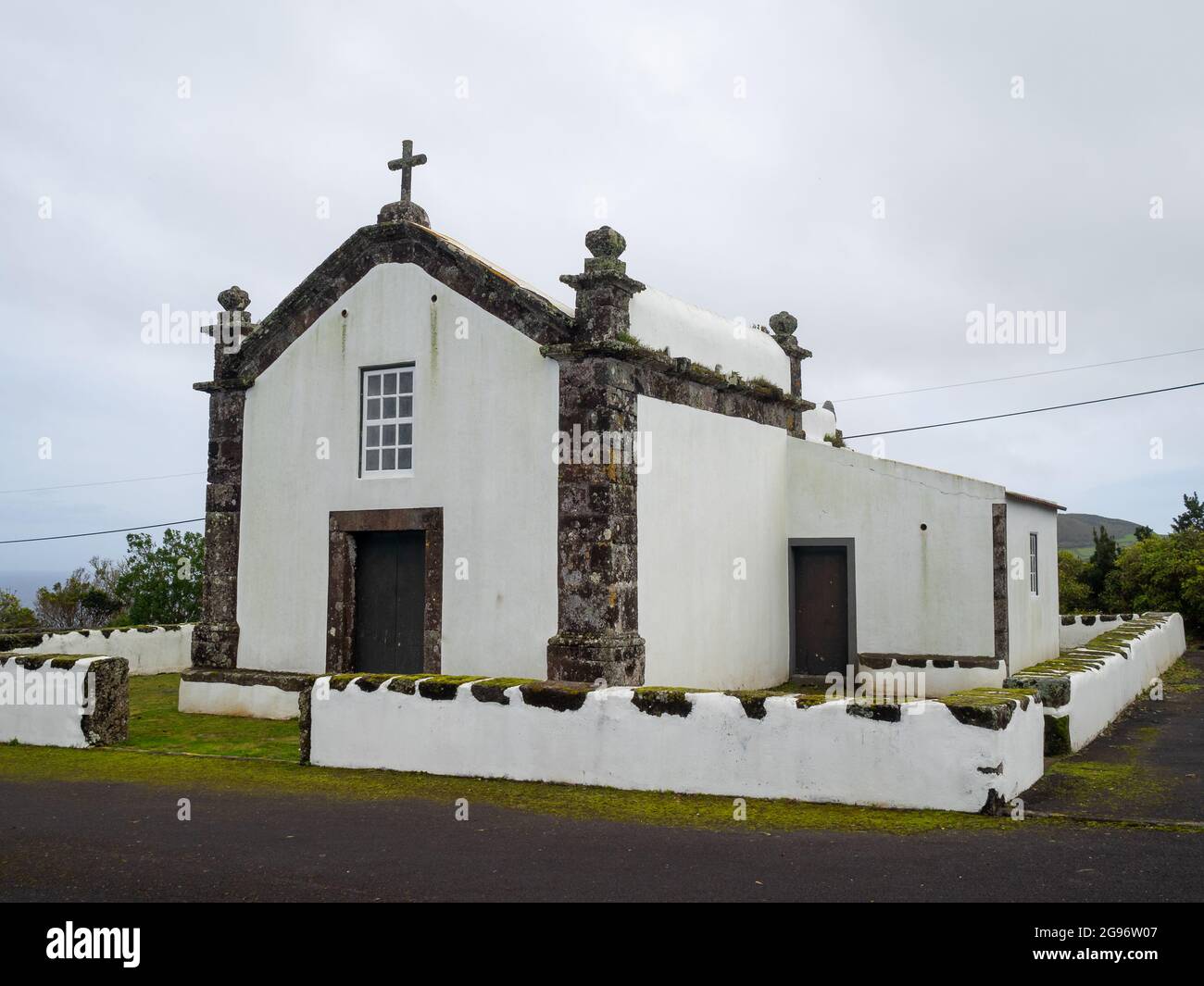 Ermida de São Salvador, Santa Cruz da Graciosa, Azoren Stockfoto