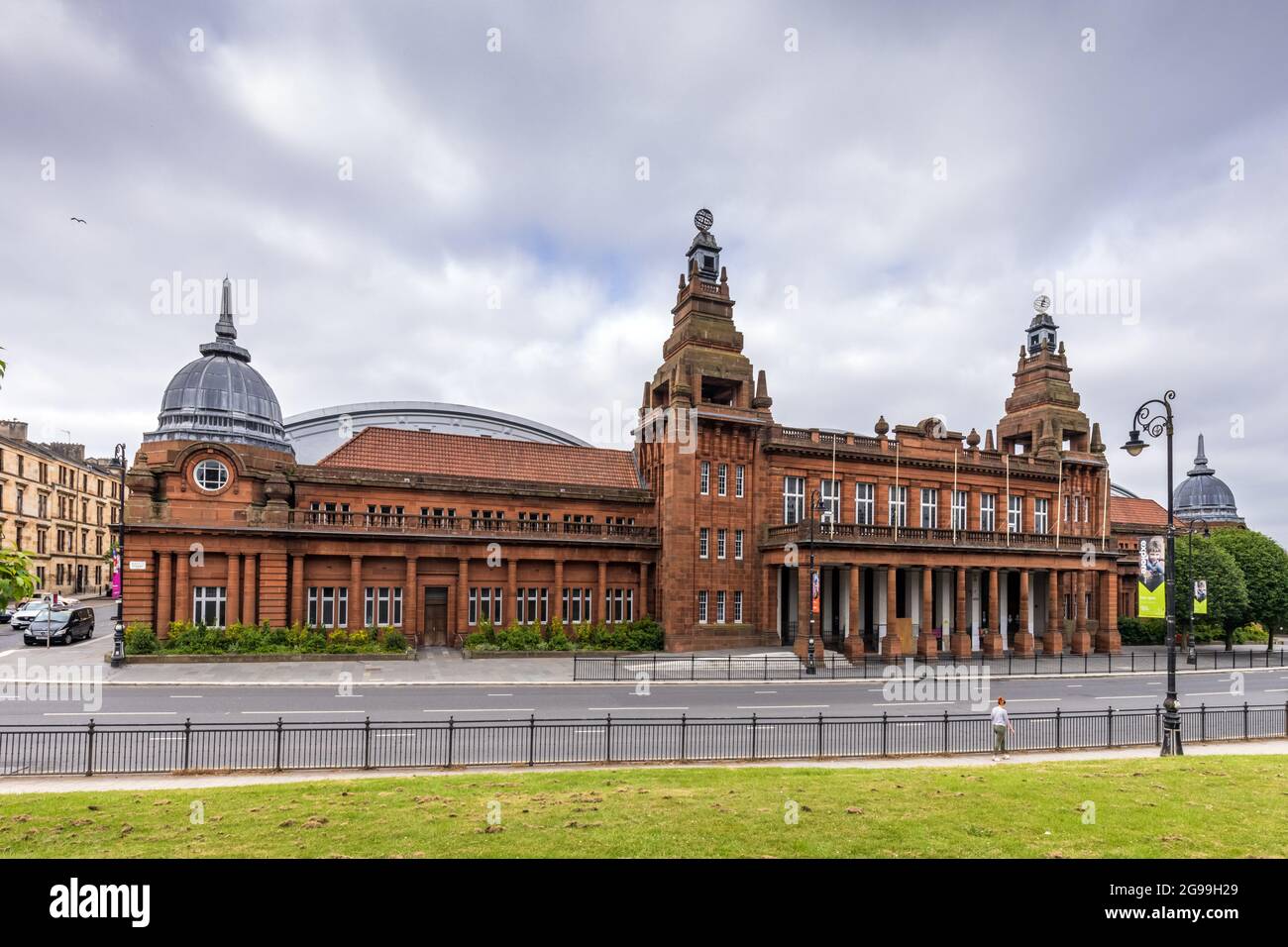 Die Kelvin Hall in der Argyle Street in Glasgow ist eines der größten Ausstellungszentren in Großbritannien und heute ein Veranstaltungsort für Kunst und Sport mit gemischter Nutzung. Stockfoto