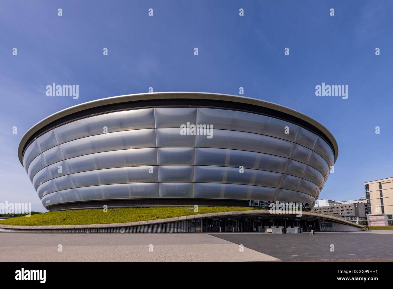 Die SSE Hydro ist eine Mehrzweck-Hallenarena auf dem Scottish Event Campus in Glasgow, Schottland, Großbritannien Stockfoto