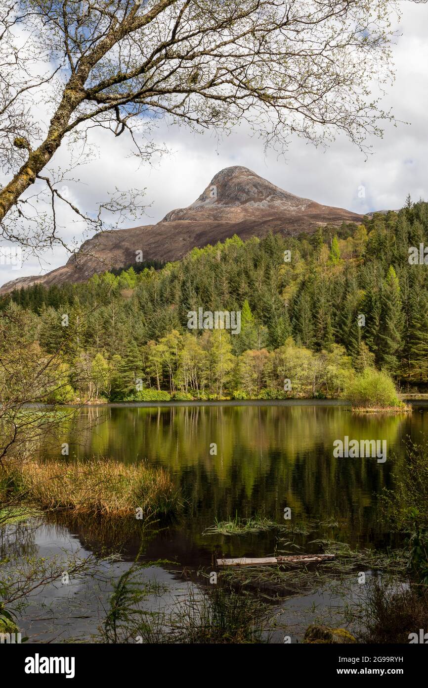 glencoe lochan und der Pap von glencoe Stockfoto