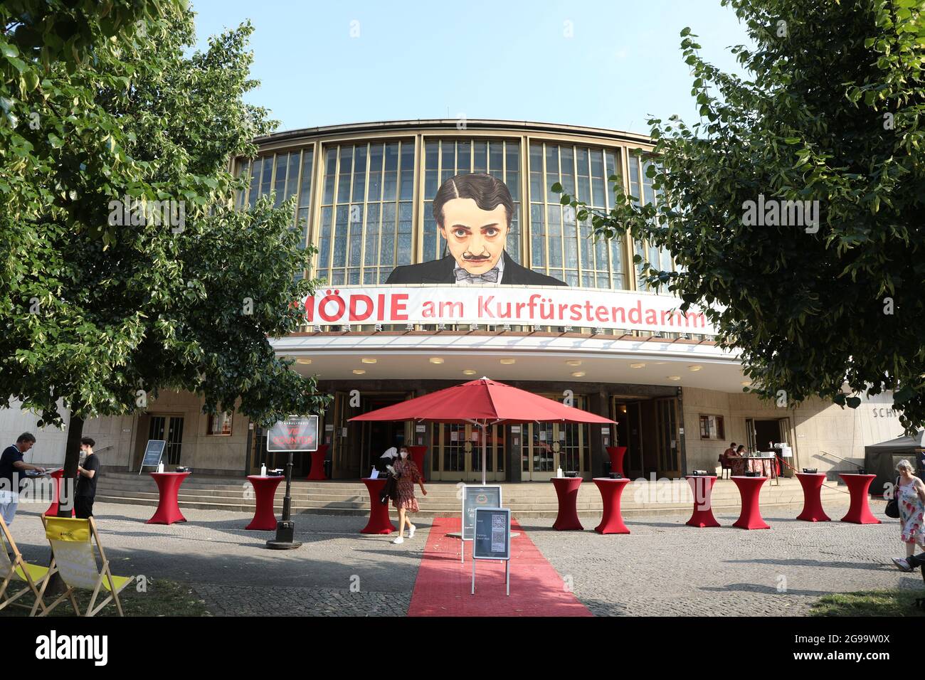 Premiere des Theaterstücks 'Mord im Orientexpress' in der Komödie am Kurfürstendamm im Schiller Theater. Berlin, 24.07.2021 Stockfoto