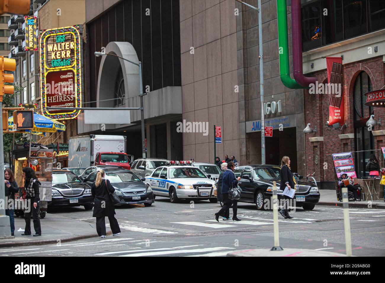 Time Square an einem Herbstnachmittag. Stockfoto