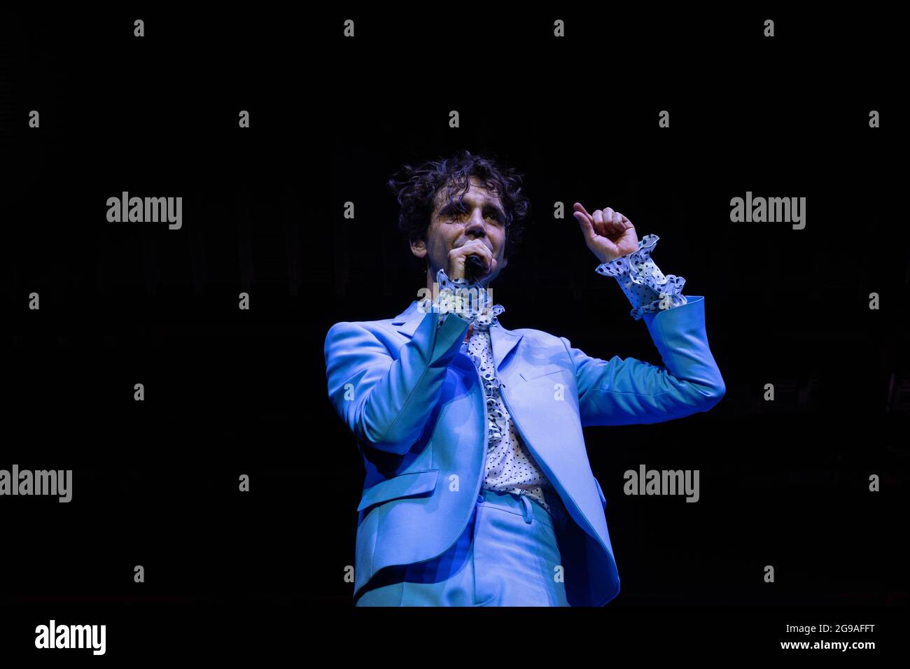 Mika lors de son concert à Pau le 15 novembre 2019 Stockfoto