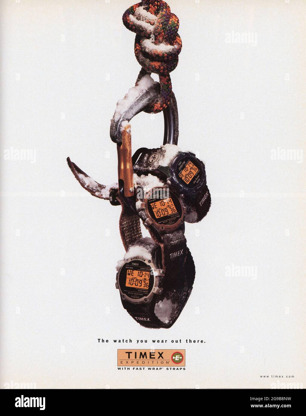 Ganzseitige Anzeige des Life Magazine, Doppelausgabe Frühjahr 1998, USA Stockfoto