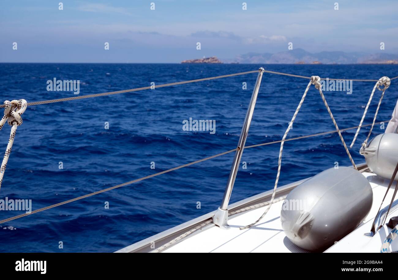Segeln auf Mallorca, Mallorca, Balearen Stockfoto