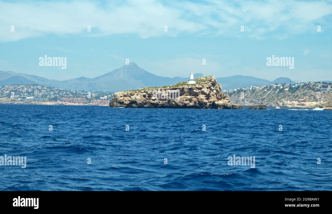 Segeln auf Mallorca, Mallorca, Balearen Stockfoto