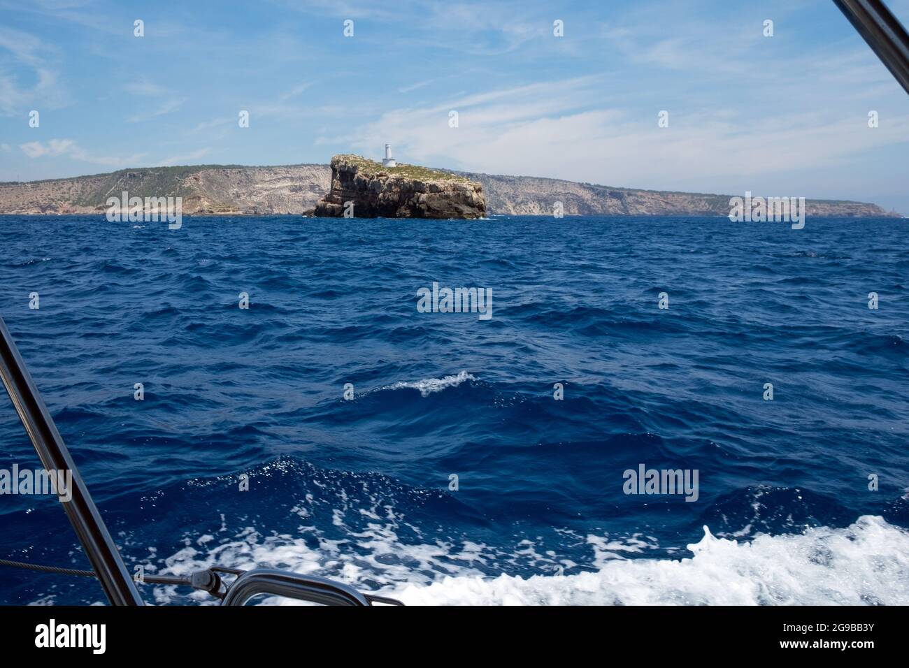 Segeln auf Mallorca, Mallorca, Balearen Stockfoto