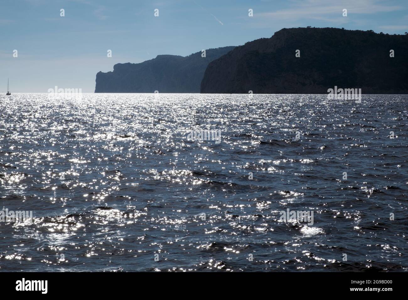 Segeln auf Mallorca, Mallorca, Balearen Stockfoto