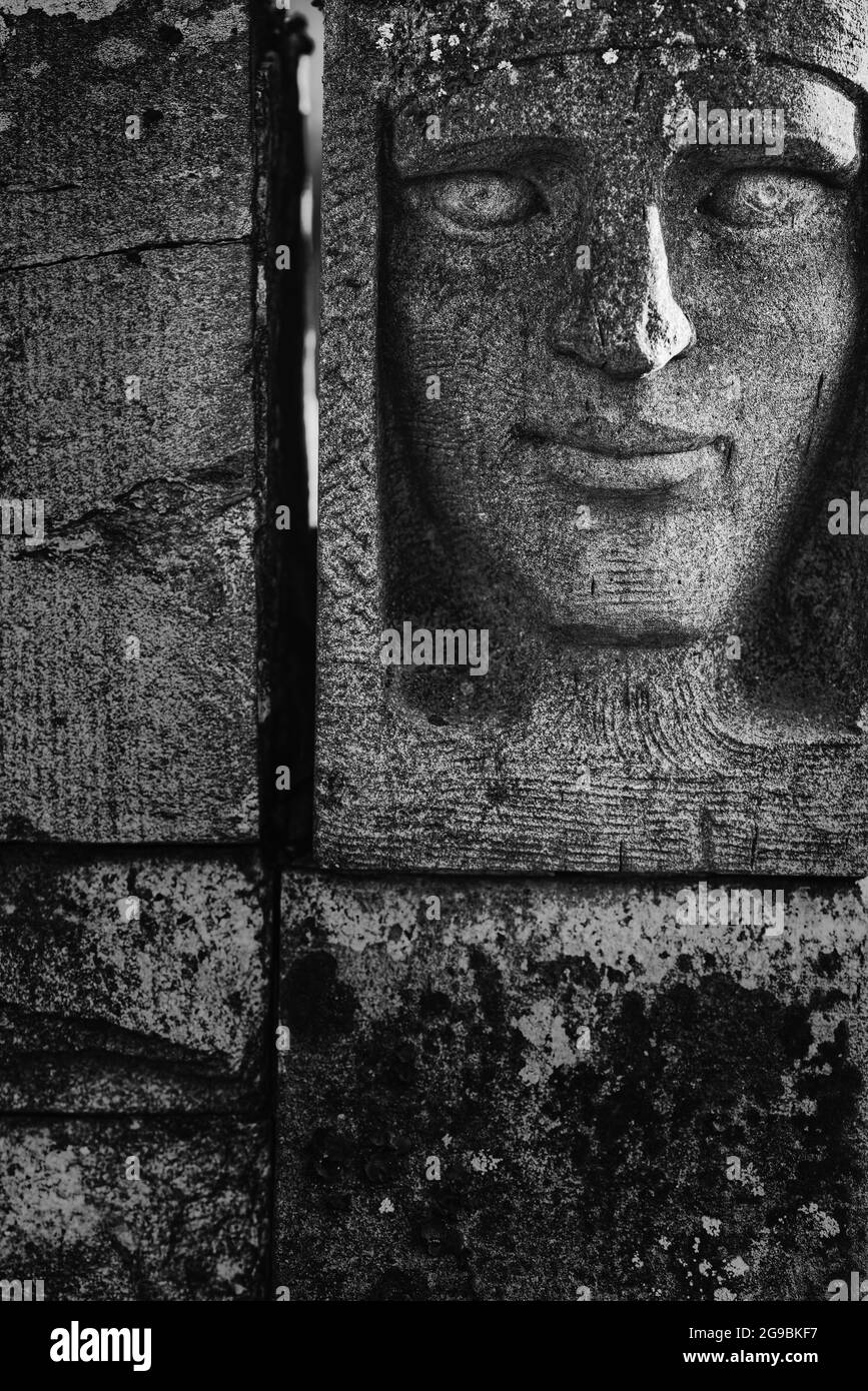 Friedhof mit viktorianischen Ornamenten Stockfoto