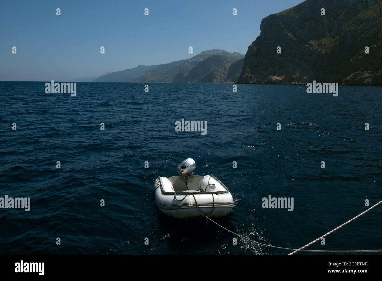 Segeln auf Mallorca, Mallorca, Balearen Stockfoto
