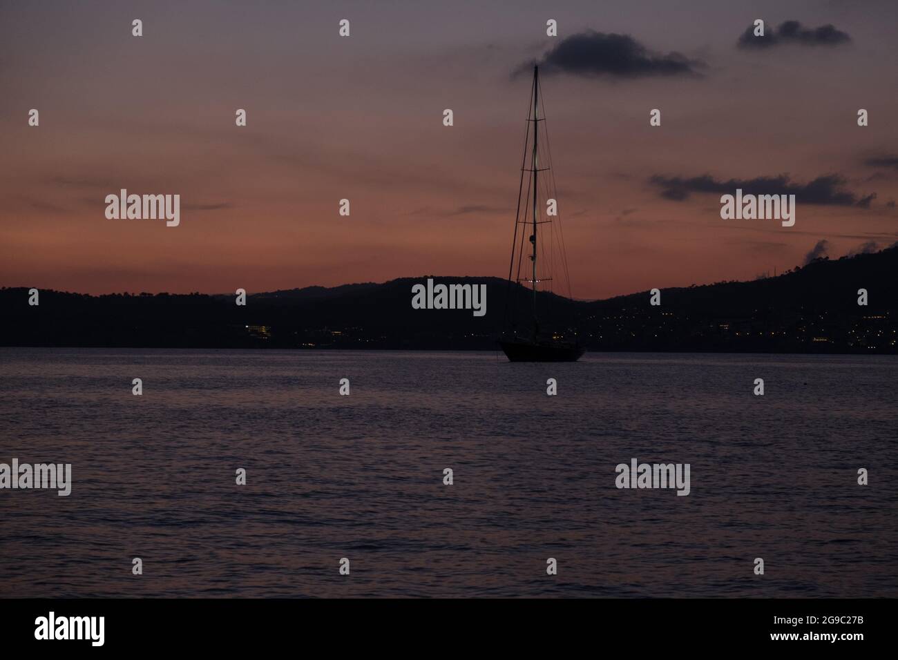 Segeln auf Mallorca, Mallorca, Balearen Stockfoto