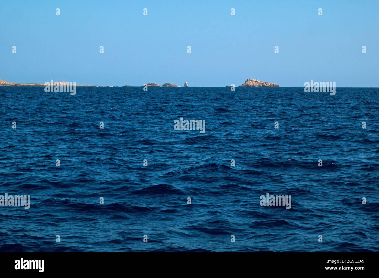 Segeln auf Mallorca, Mallorca, Balearen Stockfoto