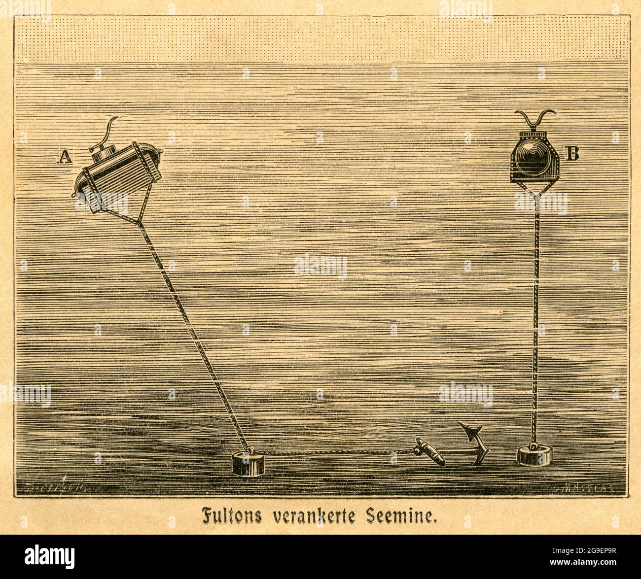 Vereinigte Staaten von Amerika, USA, Pennsylvania, Little Britain, Robert Fulton, Ingineer und Erfinder, ADDITIONAL-RIGHTS-CLEARANCE-INFO-NOT-AVAILABLE Stockfoto