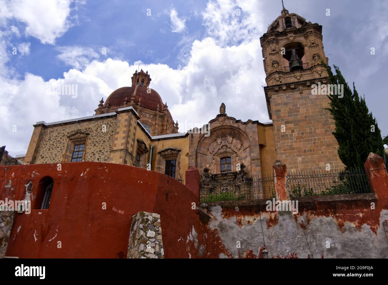 Guanajuato, Mexiko - Templo de San Cayetano en Valenciana Stockfoto