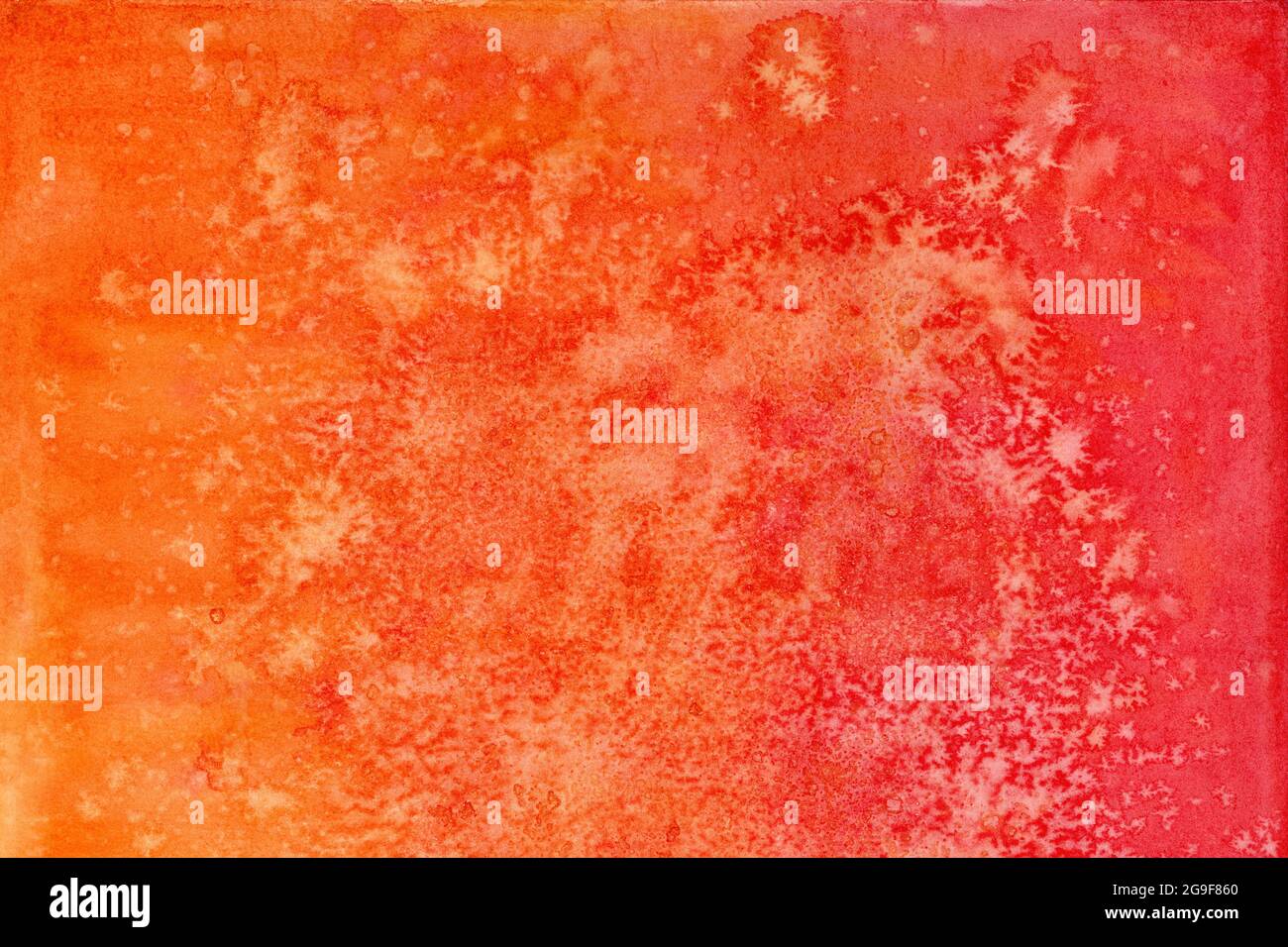 Warm rot abstrakt Aquarell Hintergrund handgemachte Textur Stockfoto