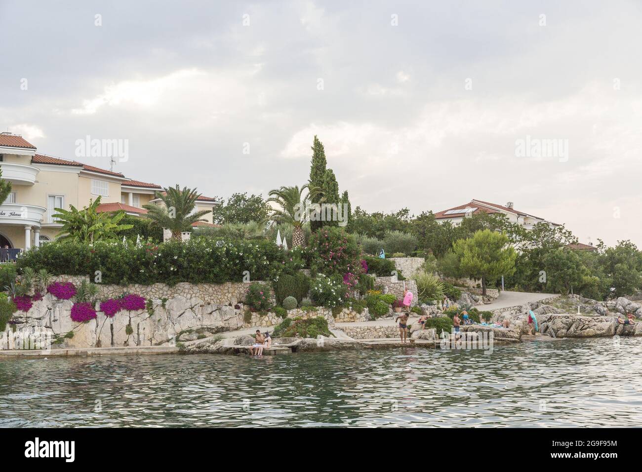 Touristische Saison in Kroatien Stockfoto