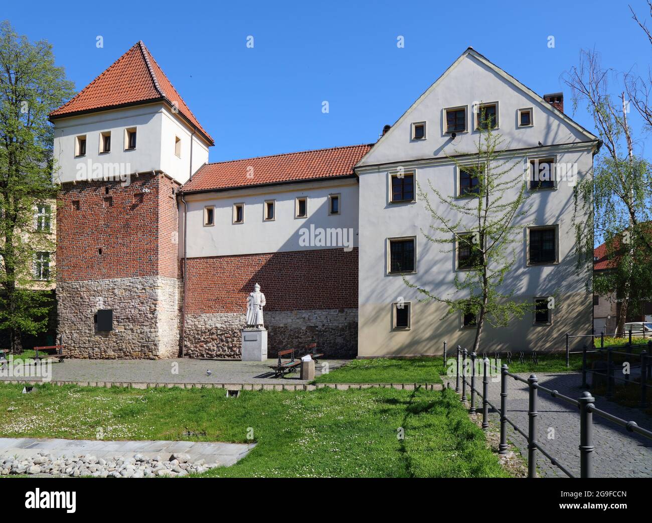 Gliwice Stadt in Polen. Schloss Piast (Zamek Piastowski) von Gliwice. Stockfoto