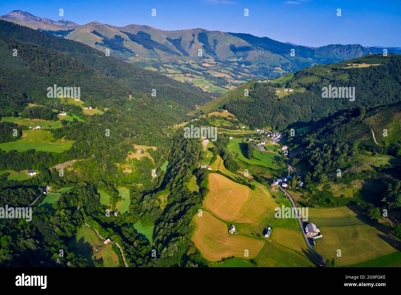 Frankreich, Pyrénées-Atlantiques (64), Baskenland, Haute-Soule-Tal Stockfoto