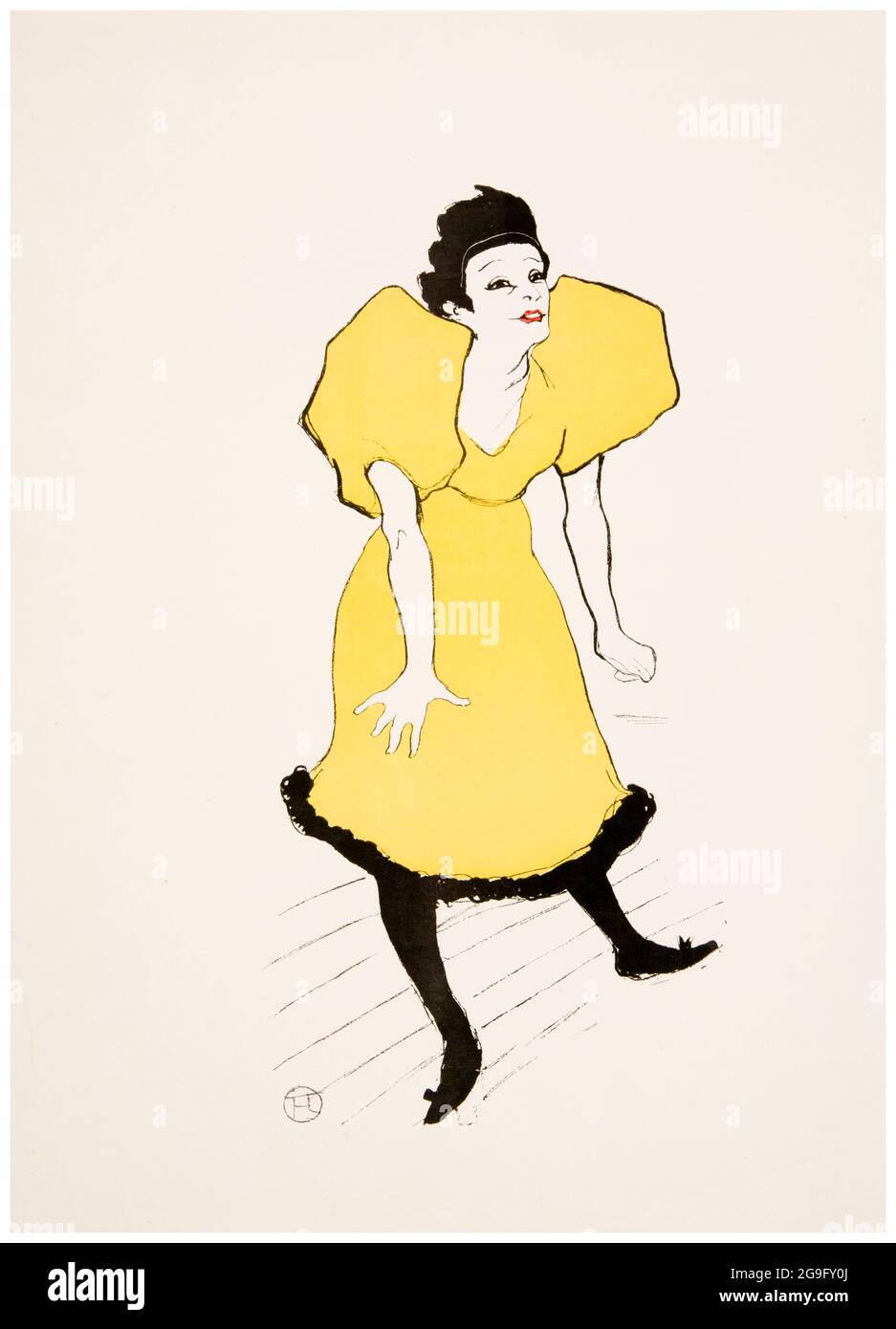 Henri de Toulouse-Lautrec, Polaire, (Le Rire), Druckversion, 1895 Stockfoto