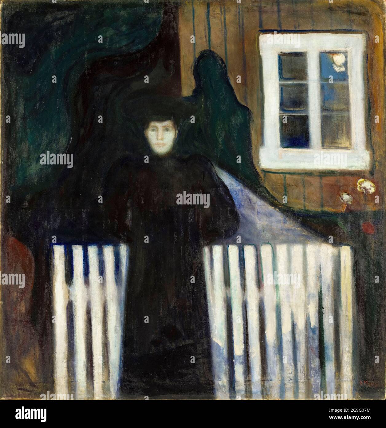 Mondschein, Gemälde von Edvard Munch, 1893 Stockfoto