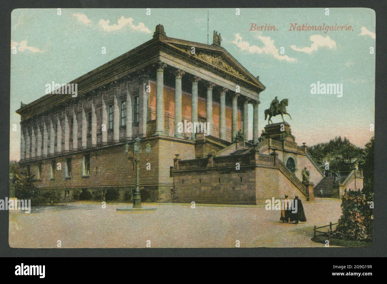 Geographie / Reisen, Deutschland, Berlin, Nationalgalerie, Postkarte, Gesendet 05. 03. 1915, ADDITIONAL-RIGHTS-CLEARANCE-INFO-NOT-AVAILABLE Stockfoto