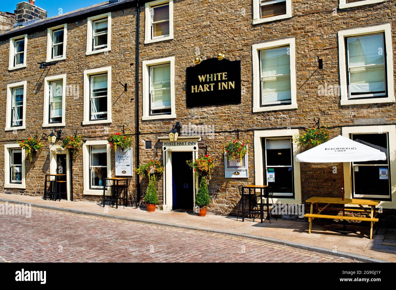 The White Hart Inn, Hawes, North Yorkshire, England Stockfoto