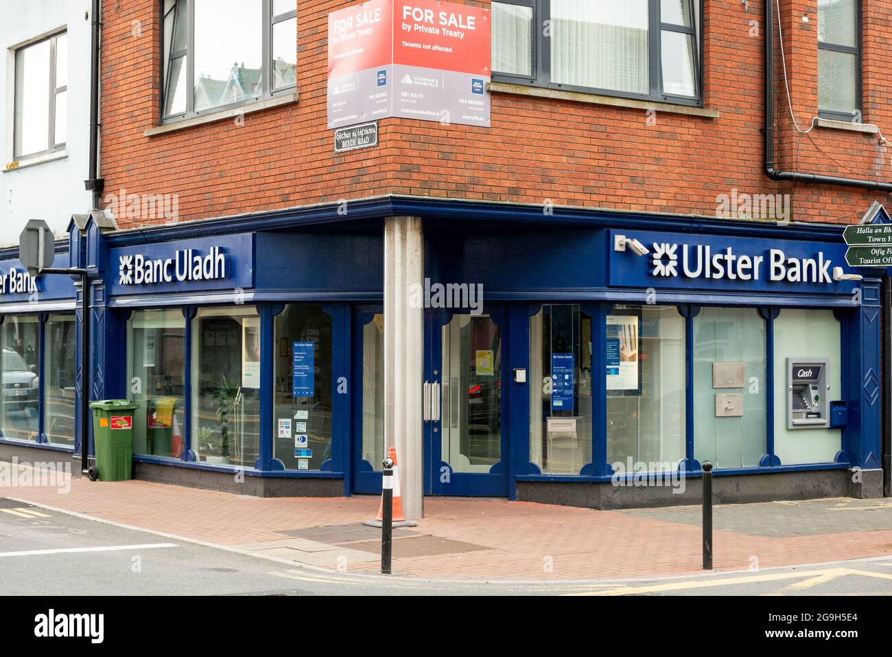 Niederlassung der Ulster Bank, Killarney, County Kerry, Irland Stockfoto