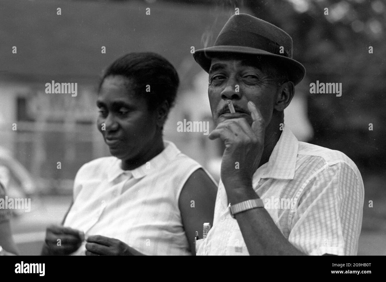 Farmer von der Southwest Alabama Farmers Cooperative Association (SWAFCA) Stockfoto