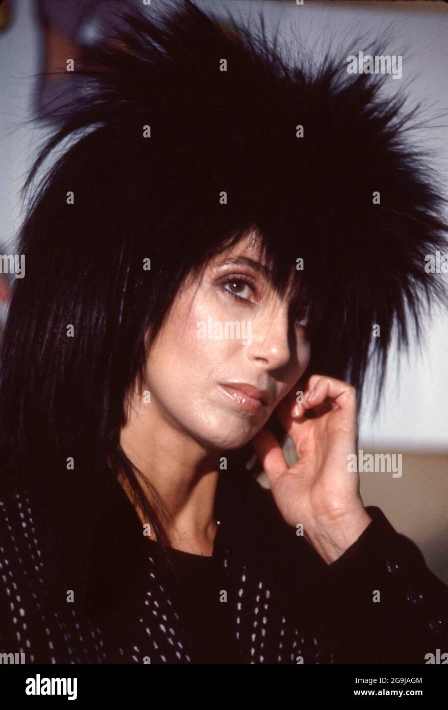 Cher um 1985 Credit: Ralph Dominguez/MediaPunch Stockfoto