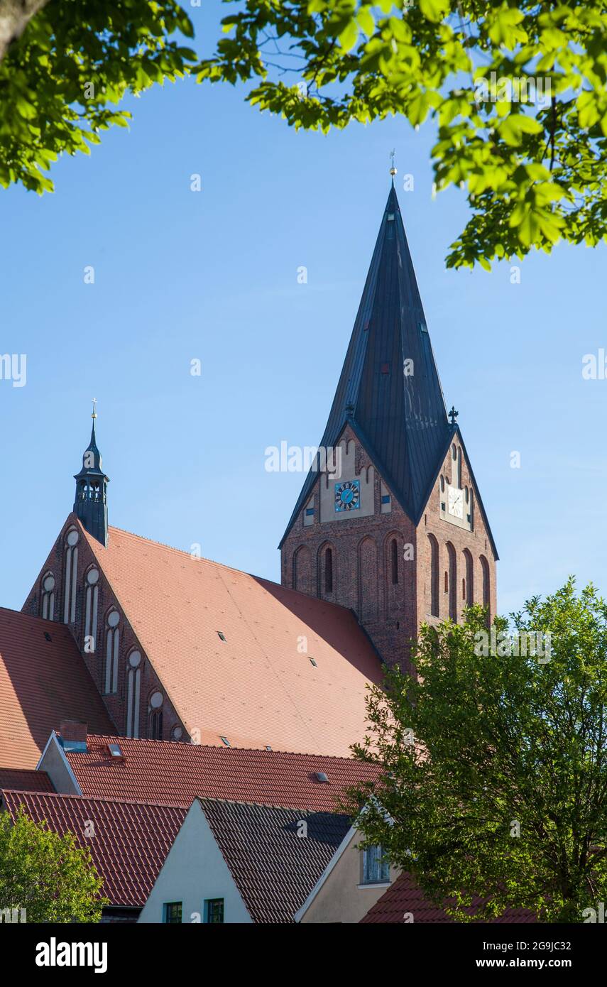 Marienkirche in Barth in Deutschland Stockfoto