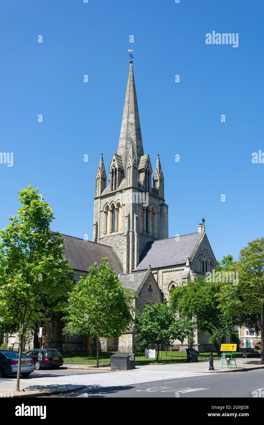 St Johns Church, Ladbroke Grove, Notting Hill, Royal Borough of Kensington and Chelsea, Greater London, England, Vereinigtes Königreich Stockfoto