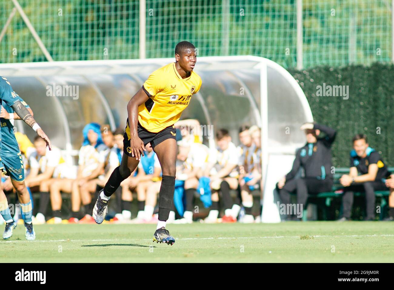 Marbella, Spanien. Juli 2021. Yerson Mosquera während des Vorsaison-Freundschaftsspiel zwischen UD Las Palmas und Wolverhampton Wanderers im Marbella Football Center.Endstand: (UD Las Palmas 3-2 Wolverhampton Wanderers) Credit: SOPA Images Limited/Alamy Live News Stockfoto