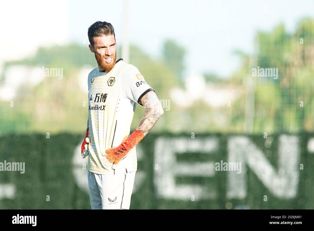 Marbella, Spanien. Juli 2021. Torwart Jose Sa während des Vorsaison-Freundschaftsspiel zwischen UD Las Palmas und Wolverhampton Wanderers im Marbella Football Center.Endstand: (UD Las Palmas 3-2 Wolverhampton Wanderers) (Foto von Francis Gonzalez/SOPA Images/Sipa USA) Kredit: SIPA USA/Alamy Live News Stockfoto