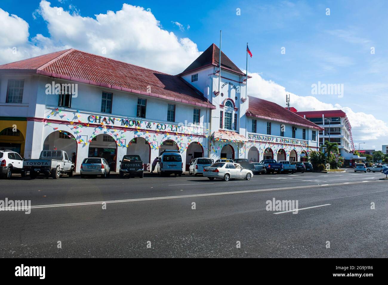 Zentralmarkt, Apia, Samoa Stockfoto
