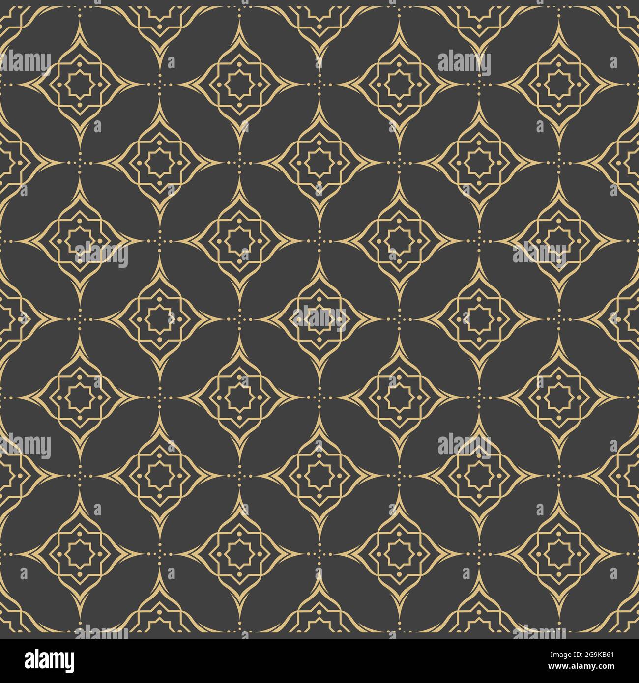 Arabische Ornamente. Muster, Hintergründe und Hintergrundbilder für Ihr Design. Textiler Schmuck. Vektorgrafik. Stock Vektor