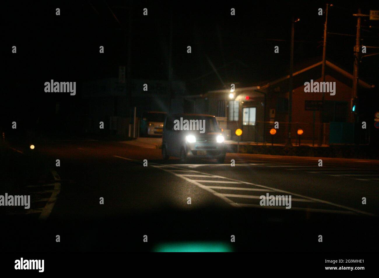 Night Drive - Japan Stockfoto