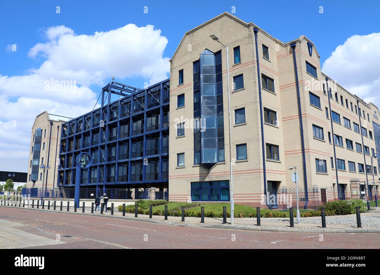 The Keel Luxus Apartments in Liverpool Stockfoto
