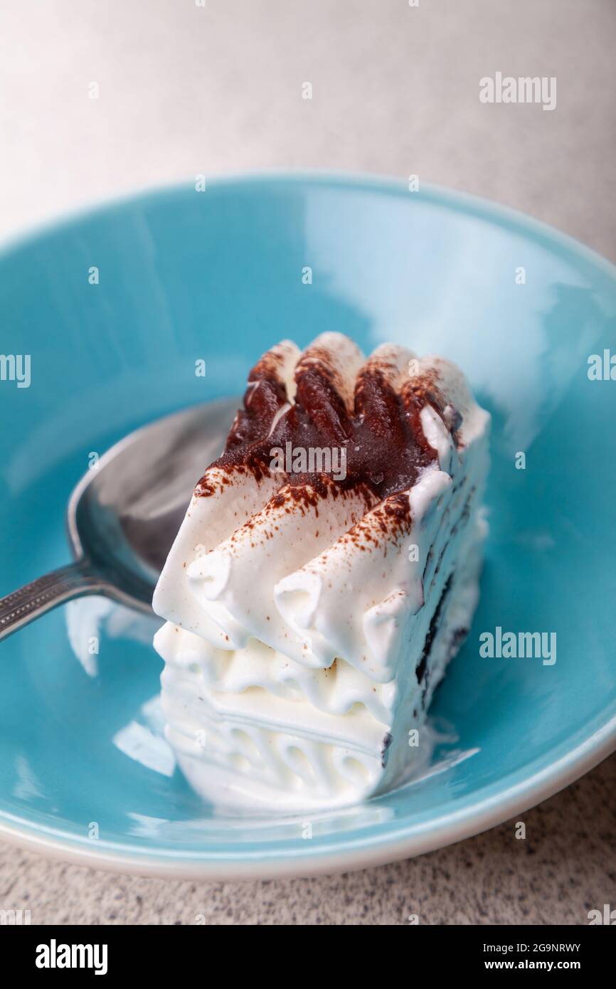 Viennetta Dessert in einer Schüssel Stockfoto