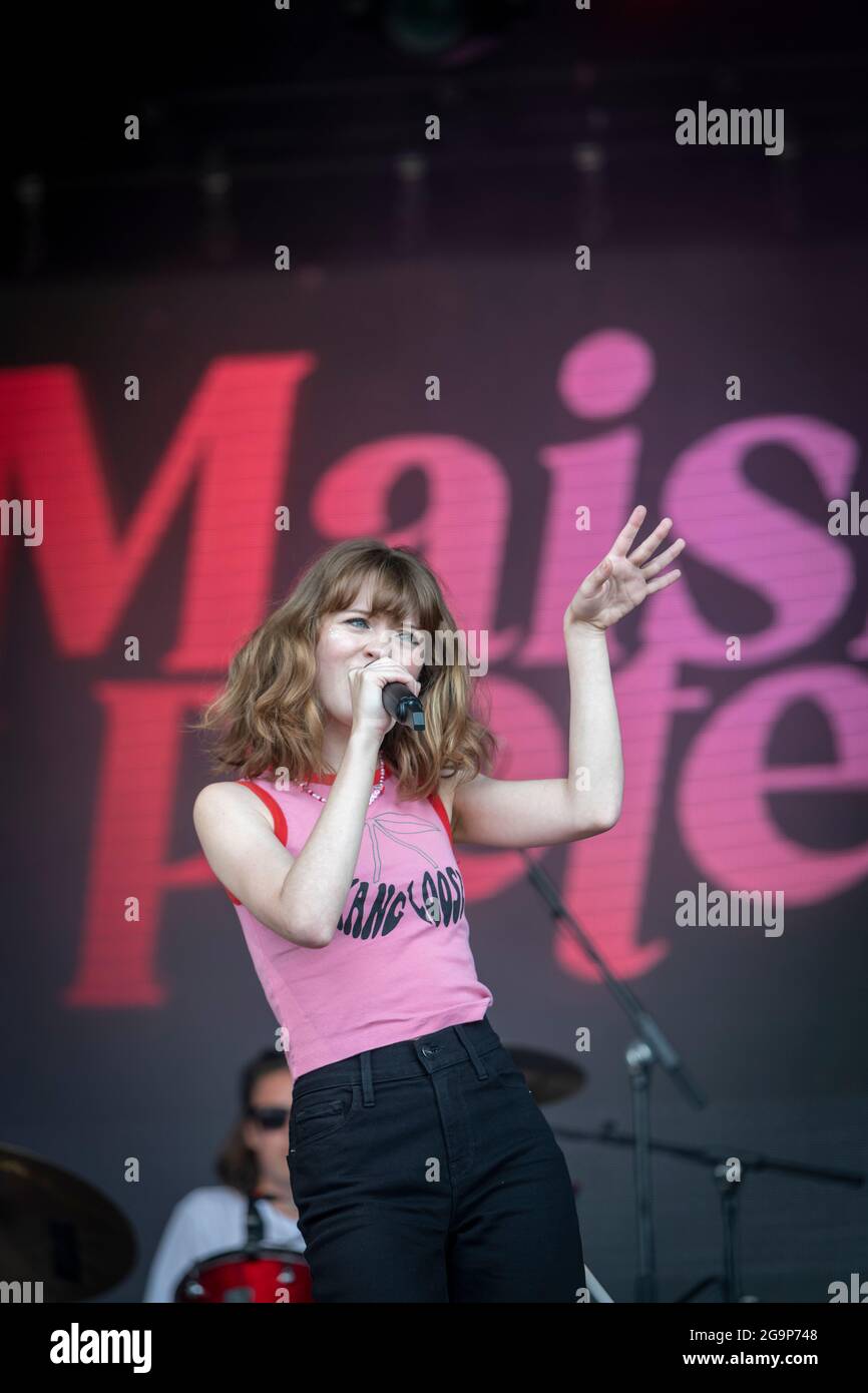 Maisie Peters beim Standon Calling Music Festival 2021 Hertfordshire UK Stockfoto