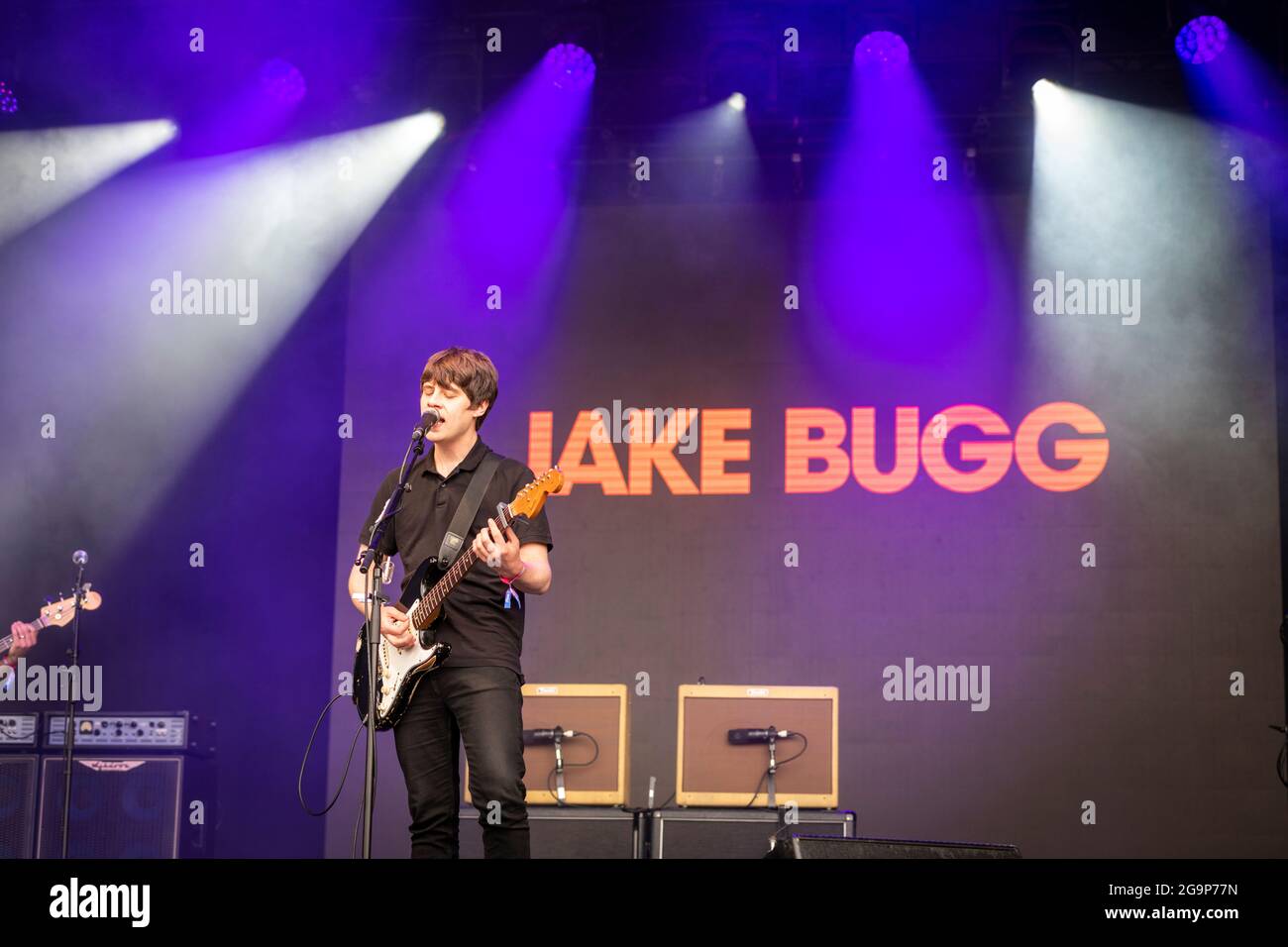Jake Bugg beim Standon Calling Music Festival 2021 Hertfordshire UK Stockfoto