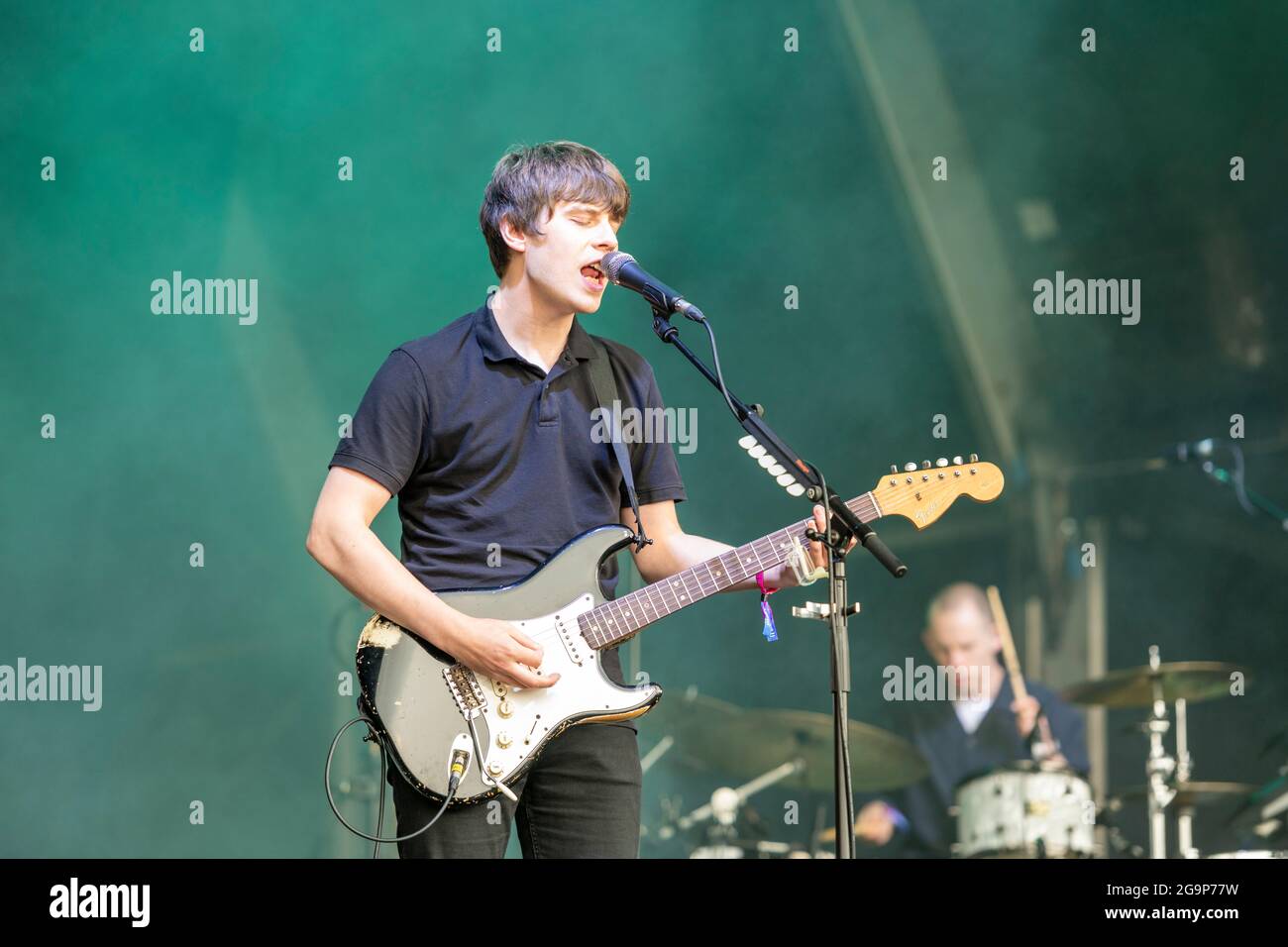 Jake Bugg beim Standon Calling Music Festival 2021 Hertfordshire UK Stockfoto