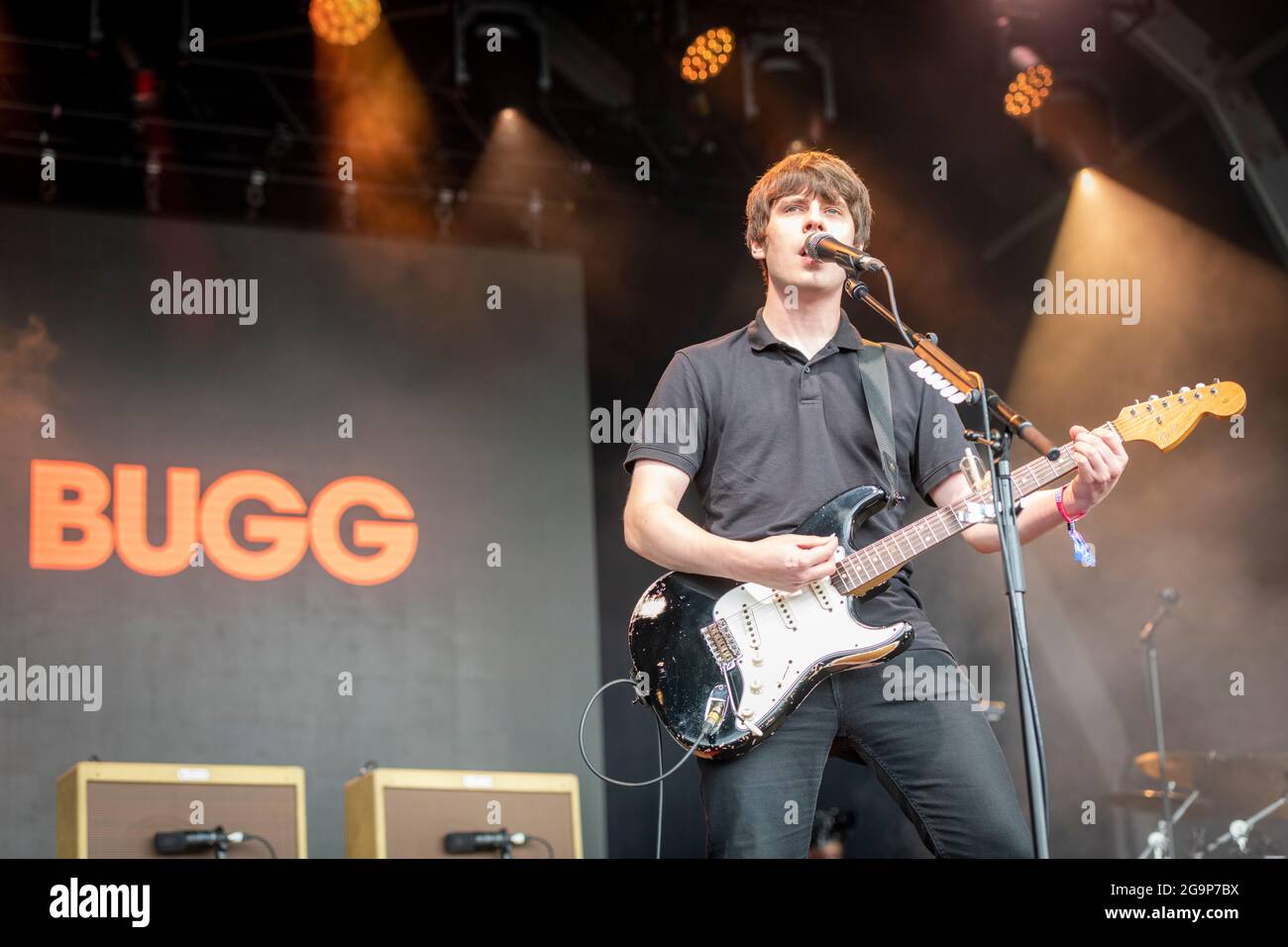 Jake Bugg beim Standon Calling Music Festival 2021 Hertfordshire UK Stockfoto