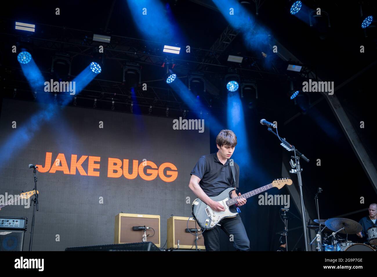 Jake Bugg beim Standon Calling Music Festival 2021 Hertfordshire UK Stockfoto