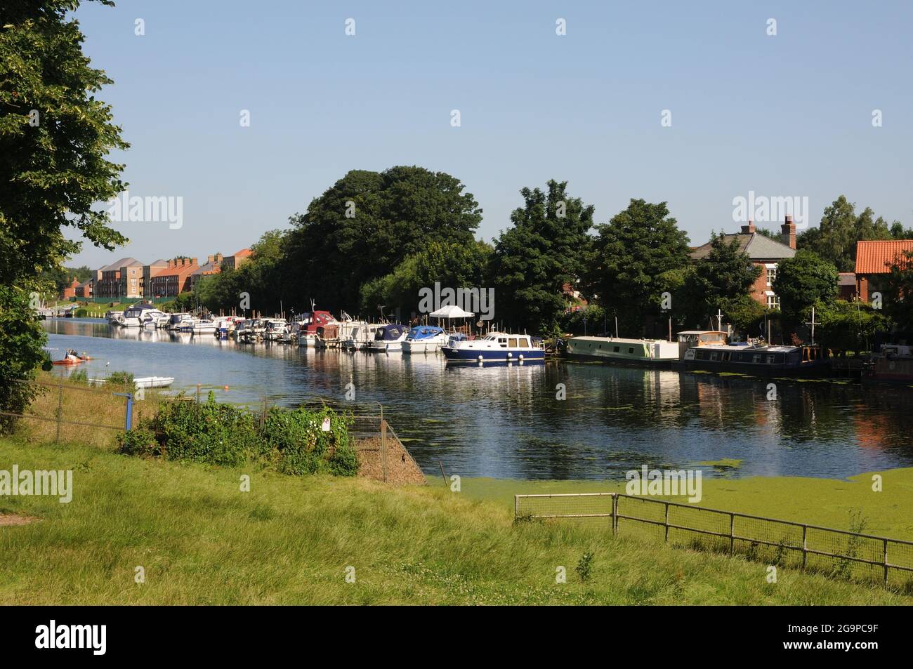 Boston Marina, Boston, Lincolnshire Stockfoto