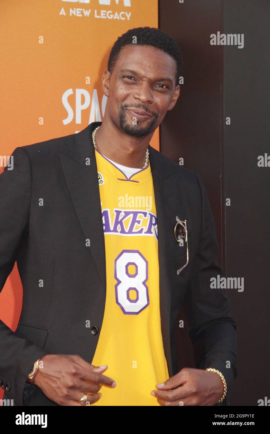 Chris Bosh 07/12/2021 die Weltpremiere von „Space Jam: A New Legacy“ fand im L.A. statt Live Regal Cinemas in Los Angeles, CA Foto von Izumi Hasegawa / HNW/PictureLux Stockfoto