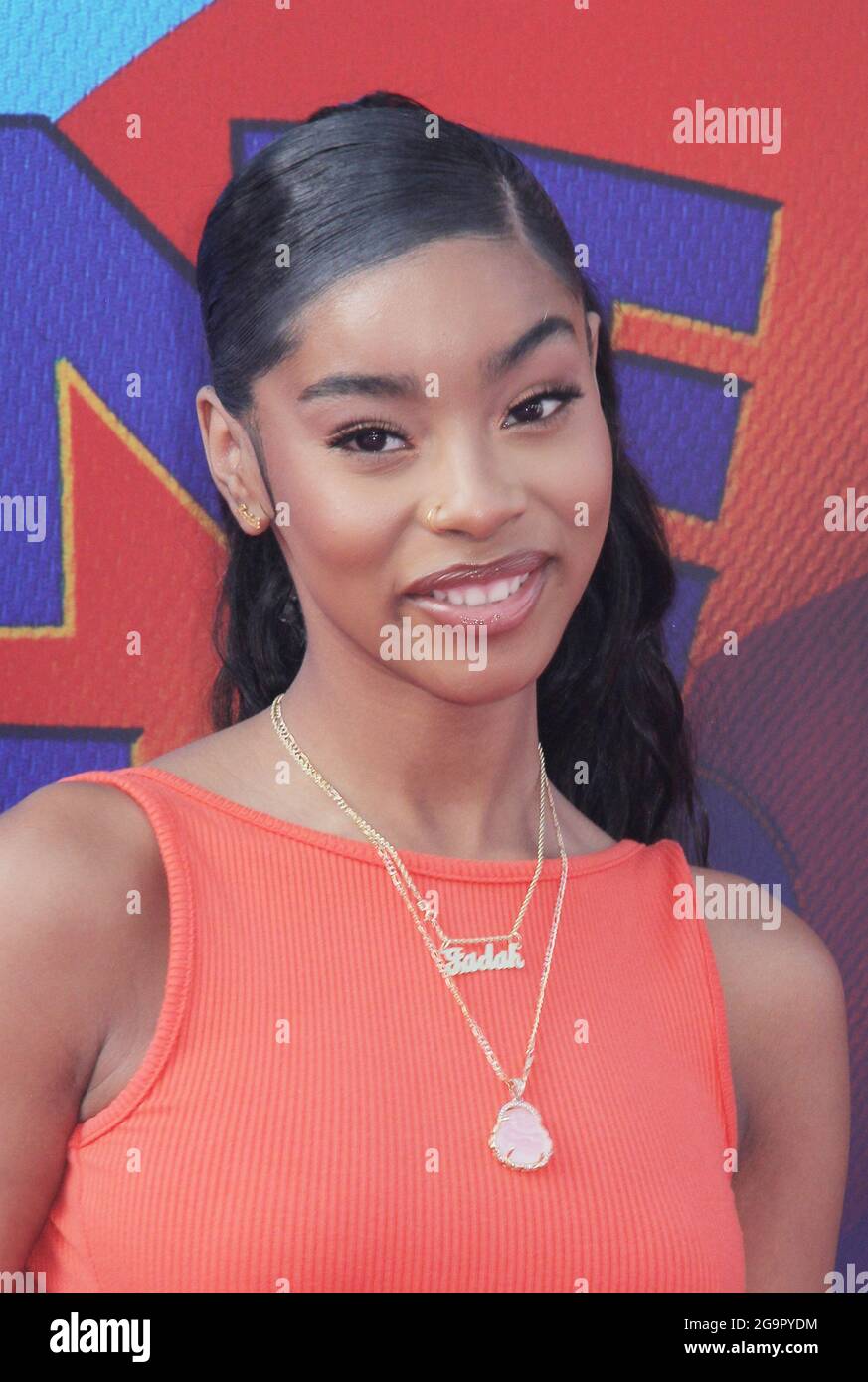 Jadah Marie 07/12/2021 die Weltpremiere von „Space Jam: A New Legacy“ im La Live Regal Cinemas in Los Angeles, CA Foto von Izumi Hasegawa / HNW/PictureLux Stockfoto