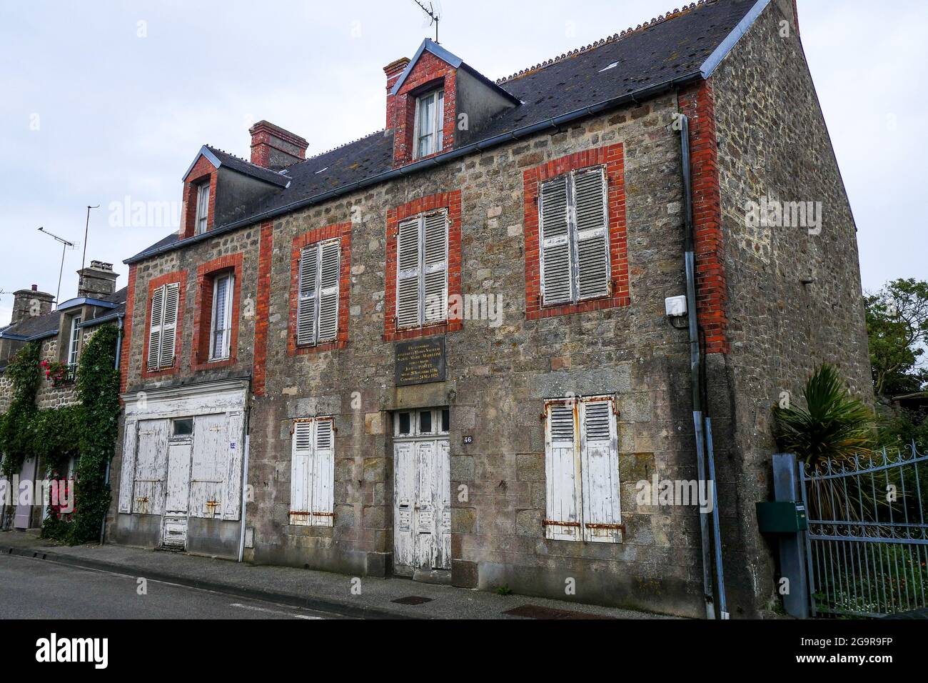 Sainte Marie-Madeleine Postel, Barfleur, Departement Manche, Cotentin, Normandie, Frankreich Stockfoto