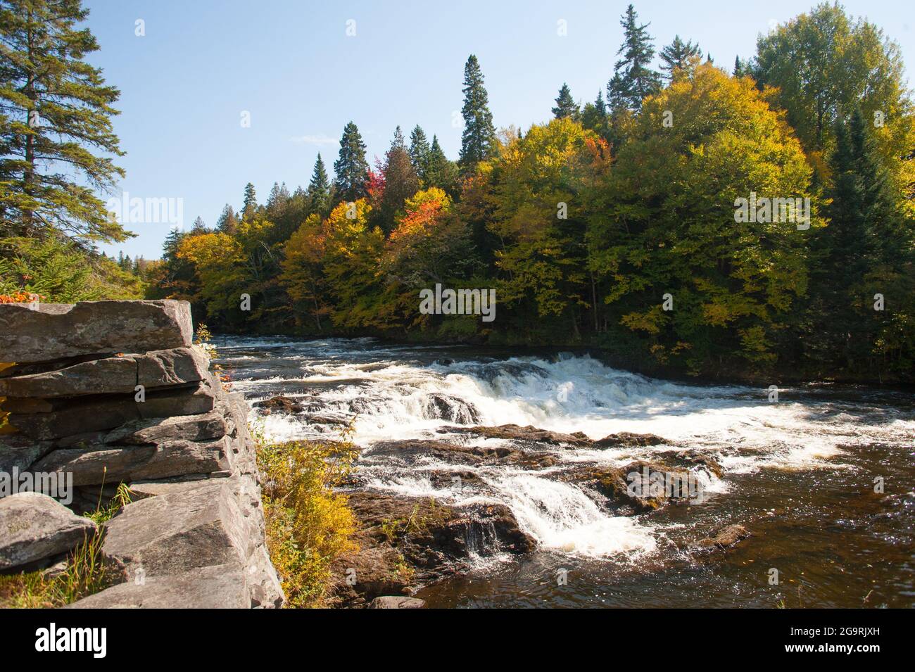 Connecticut River, Pittsburg, New Hampshire, USA Stockfoto