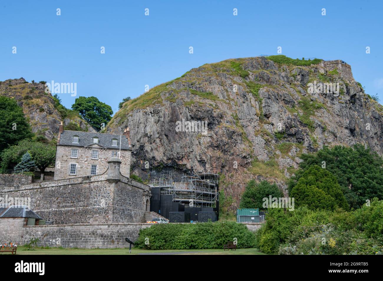Dumbarton Castle, West Dumbartonshire, Schottland, Großbritannien Stockfoto